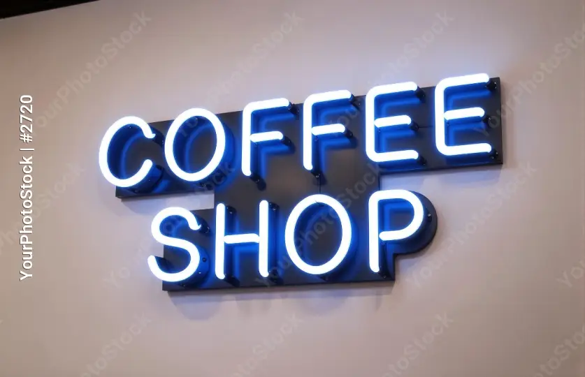 Neon Sign for Coffee Shop