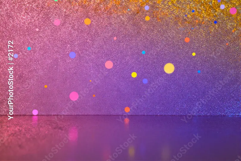 Abstract Gradient Background with Glittery Pink, Purple, Gold Colors