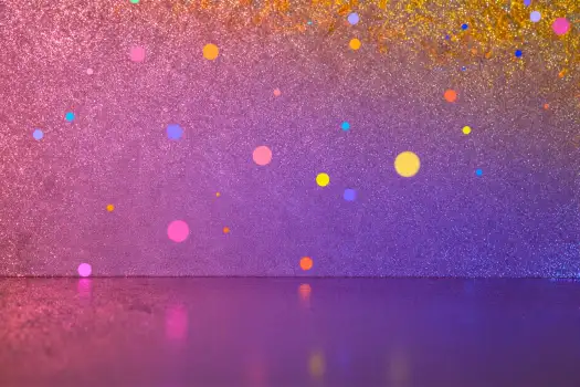 Abstract Gradient Background with Glittery Pink, Purple, Gold Colors
