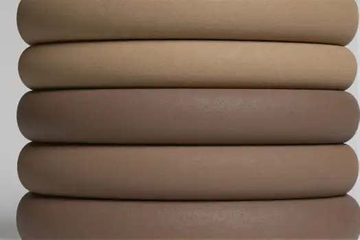 Neatly Folded Sheets Stack textured fabric horizontal leather