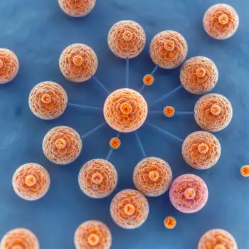 Abstract Visualization of Interconnected Network Nodes