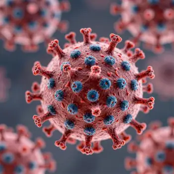 Scientific 3D Visualization of a Viral Pathogen Particle