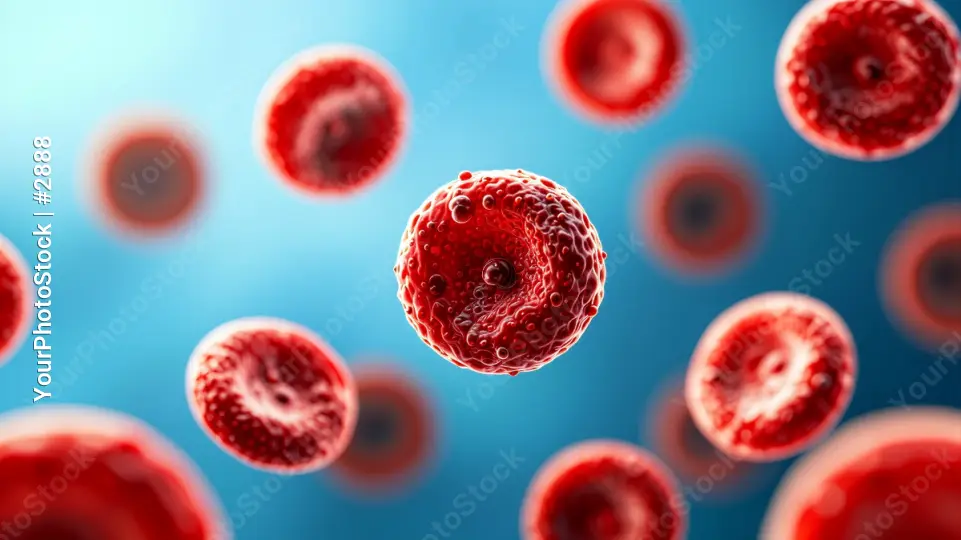 Microscopic View of Red Blood Cells