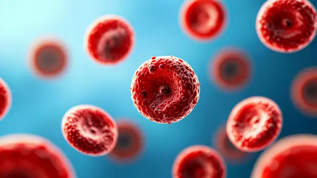 Microscopic View of Red Blood Cells