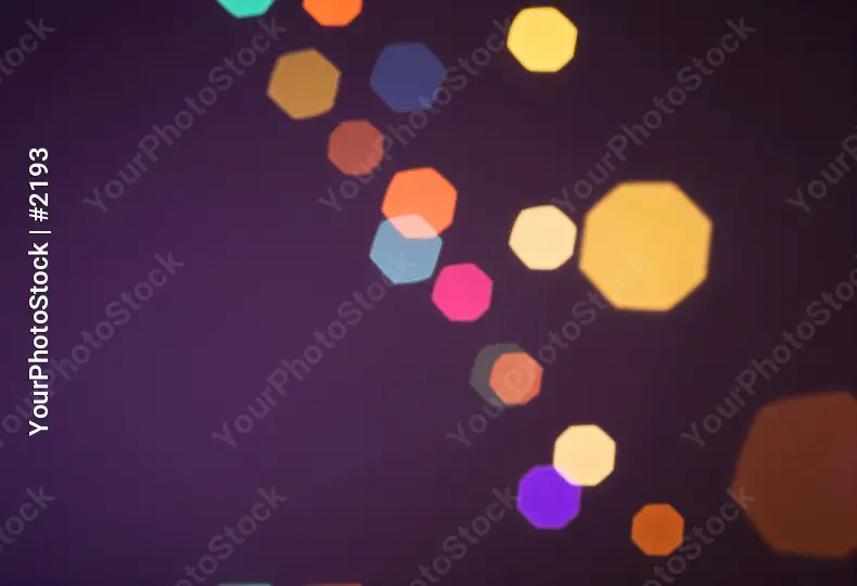 Colorful Hexagon Background Bokeh Effect abstract