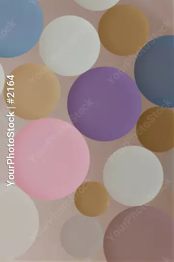 Abstract Background with Overlapping Circles dreamy