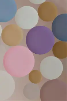 Abstract Background with Overlapping Circles dreamy