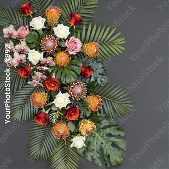 Elegant Tropical Bouquet Arrangement elegant flowers