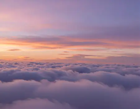 Sunrise Over Clouds Landscape sunset airplane