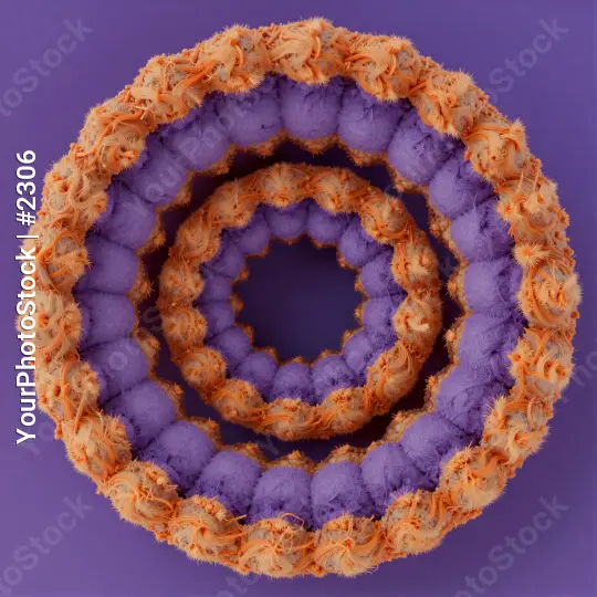Abstract 3D Visualization of Networked Biological Nodes