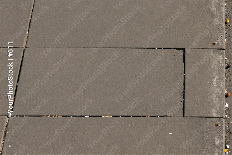 Gray Pavement with Overlapping Tiles grid pattern