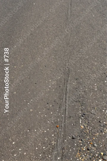 Asphalt Road with Diagonal Pattern pavement line