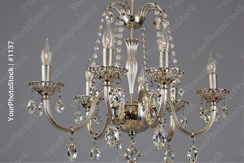 Vintage Gold Chandelier with Crystal Accents luxury