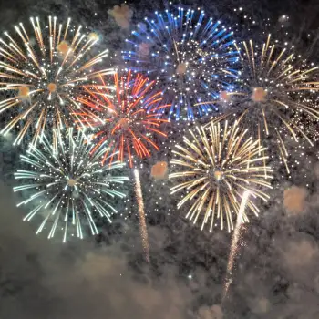 Colorful Night Fireworks