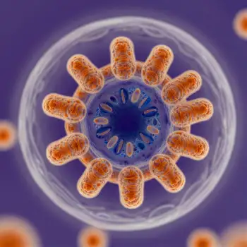 Complex Structure Anatomy - Central Nucleus with Radial Proteins
