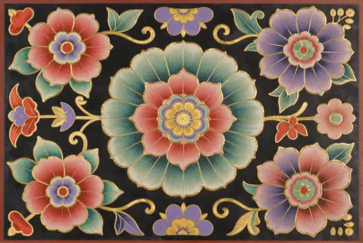 Mandala Flower Design Decorative Panel interior