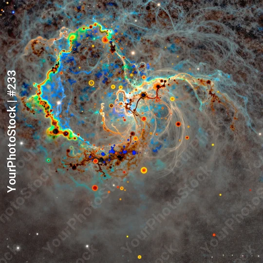 Galaxy Nebula Digital Art astronomy space swirling