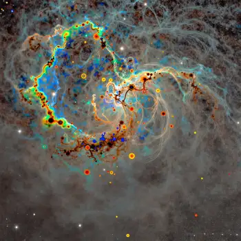 Galaxy Nebula Digital Art astronomy space swirling