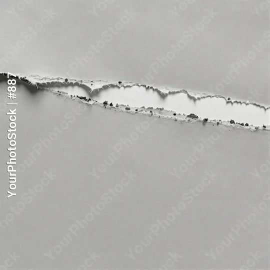 Torn Black and White Paper with Texture crumpled