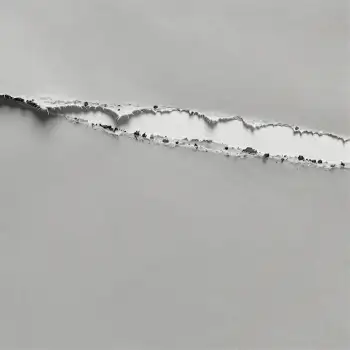 Torn Black and White Paper with Texture crumpled