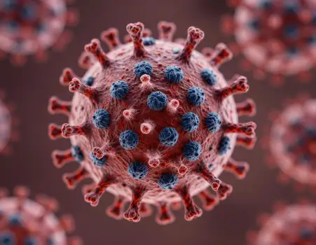 Viral Pathogen Particle 3D Model science research