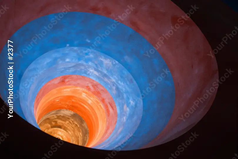 3-Layer Colorful Circle with Depth Effect layers