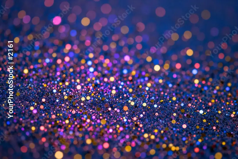 Glittery Night Sky Background bokeh effect vibrant colors