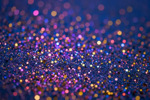 Glittery Night Sky Background bokeh effect vibrant colors