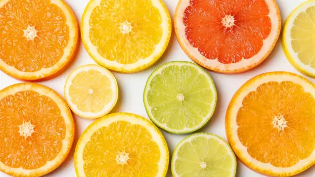 Sliced Oranges, Lemons and Grapefruit Arrangement