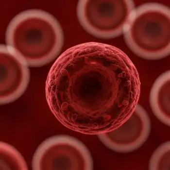 Microscopic View of Red Blood Cells medical