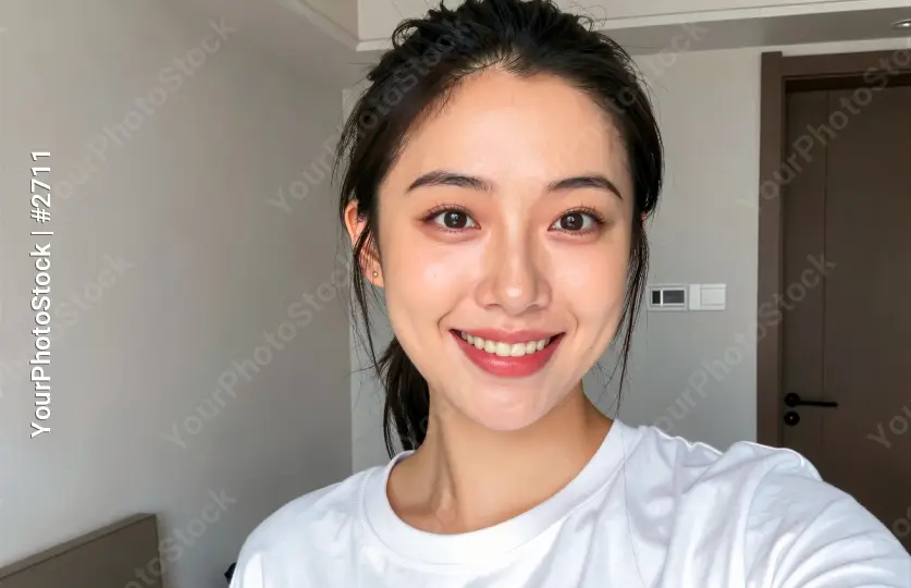 Smiling Woman Selfie