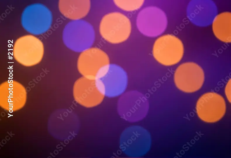 Festive Abstract Background with Bokeh Circles