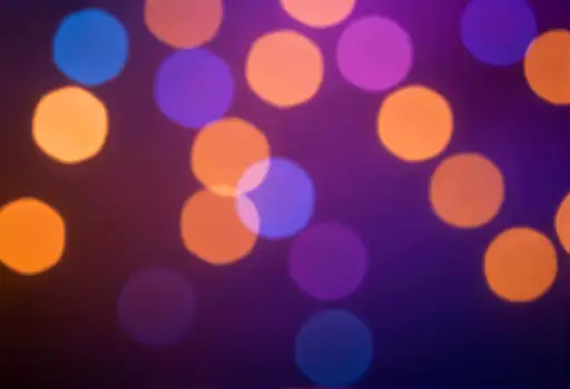 Festive Abstract Background with Bokeh Circles