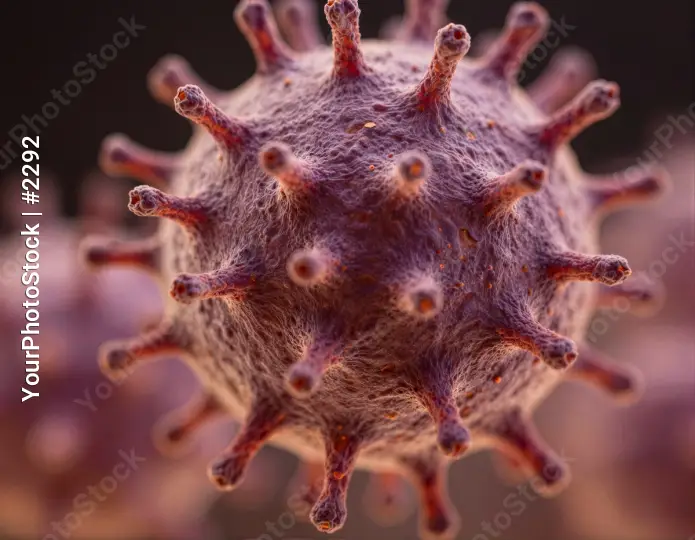 Scientific 3D Visualization of Viral Pathogen Particle