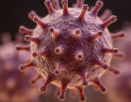 Scientific 3D Visualization of Viral Pathogen Particle