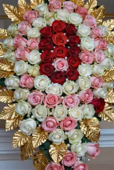 Luxury Pink Rose Bouquet Arrangement floral arrangement