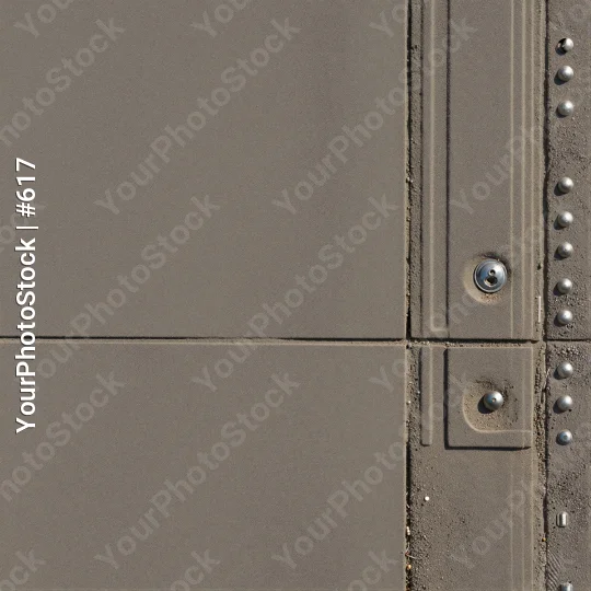 Metal Door with Lock Close-Up security industrial design