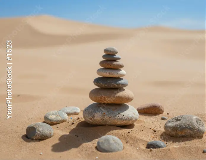 Desert Rock Stack Pyramidal Structure landscape