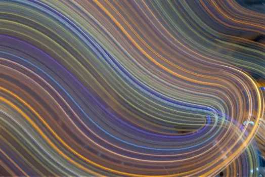 Abstract Digital Art Wave Lines Movement Energy