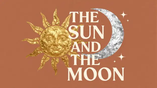 Sun and Moon Sign with Text