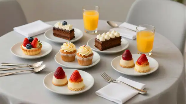 Dessert Platter Setup for Dinner Party desserts