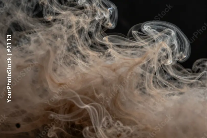 Mysterious White Smoke Swirling Upwards mystery