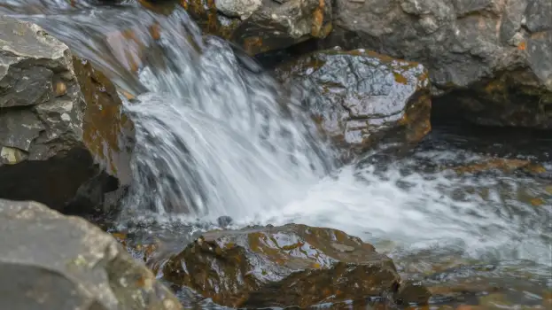 Waterfall Movement Nature Rocks
