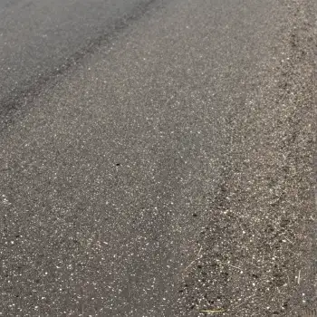 Asphalt Road Surface Close-Up speckled particles