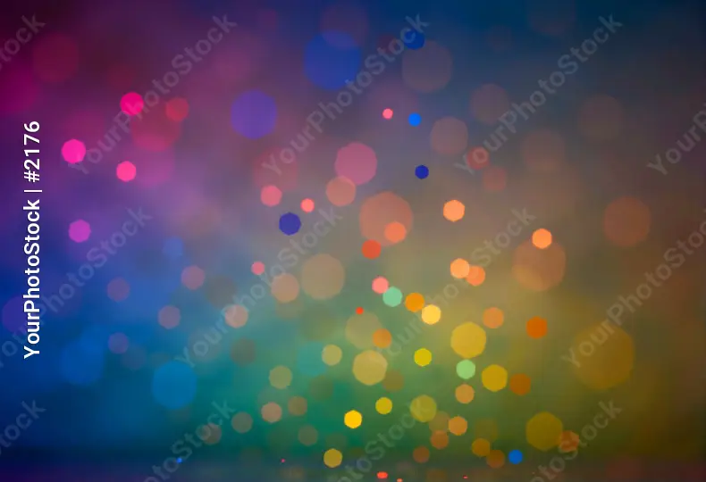 Abstract Gradient Background with Bokeh Effect