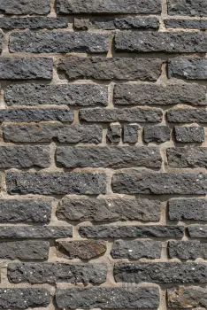 Weathered Brick Wall Close-Up horizontal pattern