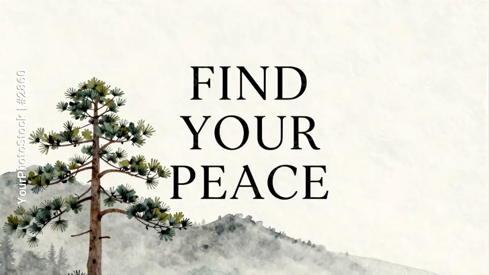 Serene Pine Forest Landscape