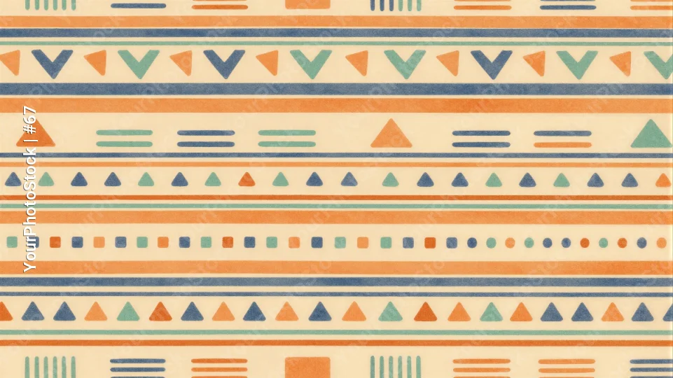 Geometric Ethnic Pattern Design stripe diagonal