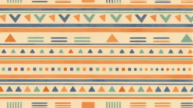 Geometric Ethnic Pattern Design stripe diagonal