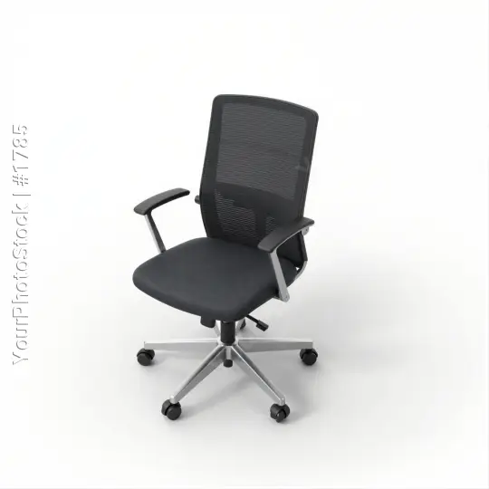 Modern Black Office Chair with High Backrest modern chair